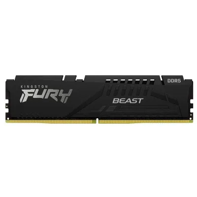 Memoria RAM Kingston FURY Beast 8GB/ DDR5/ 6000MHz/ 1.35V/ CL36/ DIMM