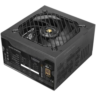 Fuente de Alimentación Mars Gaming MPB1000PSI/ 1000W/ Ventilador 14cm/ ATX 3.1/ PCIe 5.1/ 80 Plus Gold
