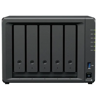 NAS Synology Diskstation DS1525+/ 5 Bahías 3.5'- 2.5'/ 8GB DDR4/ Formato Torre