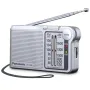 Radio Portátil Panasonic RF-P150D/ con Batería/ a Pilas/ Plateada