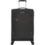 Maleta Mediana American Tourister Crosstrack Spinner Expansible 67cm/ 67.5x42x27.5cm/ 4 Ruedas/ Gris y Rojo