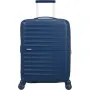 Maleta de Cabina American Tourister FastForward Spinner Expansible 55cm/ 55x40x23cm/ 4 Ruedas/ Azul Marino
