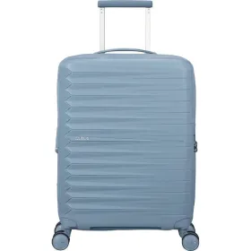 Maleta de Cabina American Tourister FastForward Spinner Expansible 55cm/ 55x40x23cm/ 4 Ruedas/ Azul