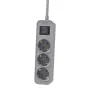 Regleta con Interruptor Philips CHP2134G/ 3 Tomas de corriente/ Cable 1.5m/ Gris