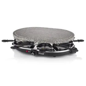 Parrilla Princess Stone 8 Oval & Raclette 162720/ 1200W/ Tamaño 430*300mm