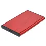 Caja Externa para Disco Duro de 2.5' Aisens ASE-2525RED/ USB 3.1/ Sin tornillos