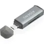 Lector de Tarjetas Externo Aisens ASCR-2C10-GR/ USB 3.1