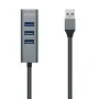 Hub USB 3.0 Aisens A106-0507/ 4xUSB/ Gris