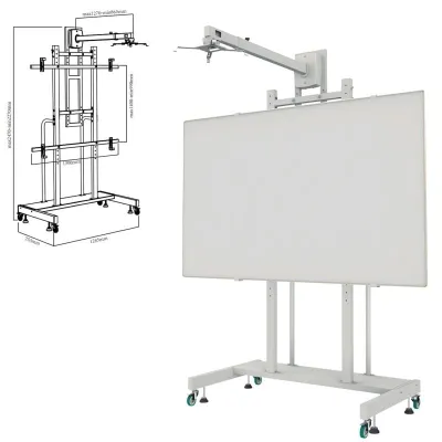 Soporte para Pizarra Interactiva Approx appIBSTD/ 80-120'