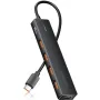 Hub USB 3.2 Vention CHJBB/ 4xUSB/ 1xUSB Tipo-C