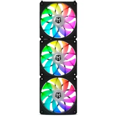 Pack 3 Ventiladores Nox Easy Link/ ARGB/ 12cm