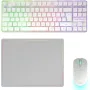 Pack Gaming Mars Gaming MCPWTKL/ Teclado Inalámbrico + Ratón Inalámbrico + Alfombrilla