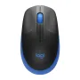 Ratón Inalámbrico Logitech M190/ Hasta 1000 DPI/ Azul