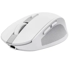 Ratón Inalámbrico Trust Ozaa Compact Wireless/ Batería recargable/ Hasta 3200 DPI/ Blanco