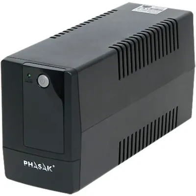 SAI Línea Interactiva Phasak Basic Interactive 600 VA/ 600VA-360W/ 2 Salidas/ Formato Torre