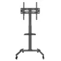 Soporte de Suelo Orientable/ Inclinable con Ruedas Fonestar STS-4244N para TV de 32-65'/ hasta 35kg