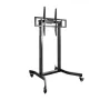 Soporte de Suelo Eléctrico con Ruedas TooQ FSM02-B para TV 55-100'/ hasta 120kg