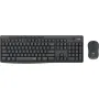 Teclado y Ratón Inalámbricos Logitech Silent Touch MK295/ Grafito