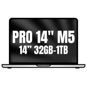 Apple Macbook Pro 14'/ M5 10-Core CPU/ 32GB/ 1TB SSD/ 10-Core GPU/ Plata