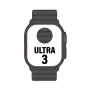 Apple Watch Ultra 3/ GPS/ Cellular/ 49mm/ Caja Titanio Negro/ Correa Ocean Negra