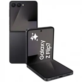 Smartphone Samsung Galaxy Z Flip7 12GB/ 256GB/ 6.9'/ 5G/ Negro Oscuro