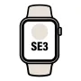Apple Watch SE3/ GPS/ 40mm/ Caja de Aluminio Blanco Estrella/ Correa Deportiva Blanco Estrella M/L