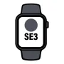 Apple Watch SE3/ GPS/ 44mm/ Caja de Aluminio Medianoche/ Correa Deportiva Negra S/M