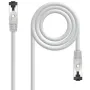 Cable de Red RJ45 SSTP Nanocable 10.20.2015 Cat.8.1/ 15m/ Gris