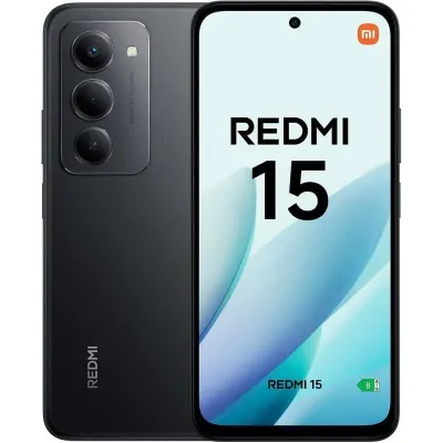 Smartphone Xiaomi Redmi 15 6GB/ 128GB/ 6.9'/ Negro