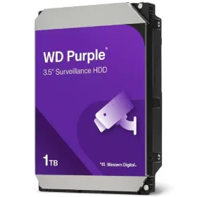 Disco Duro Western Digital WD Purple Surveillance 1TB/ 3.5'/ SATA III/ 64MB