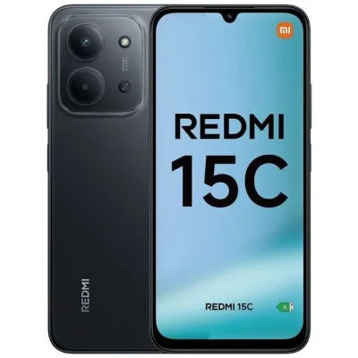 Smartphone Xiaomi Redmi 15C 4GB/ 128GB/ 6.9'/ Negro