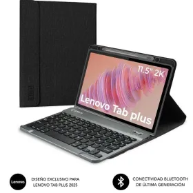 Funda con Teclado Subblim Keytab Pro BT Lenovo Tab 2025 11.5'/ Negra
