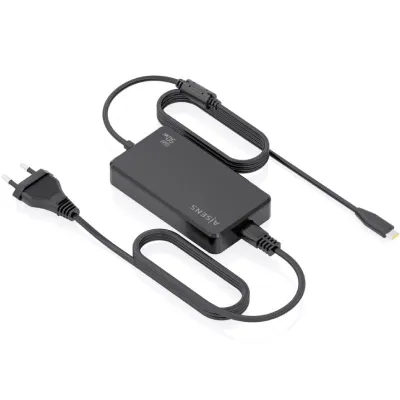 Cargador de Portátil GaN Aisens ASCH-1PD90D069-BK/ 1xUSB Tipo-C/ 90W/ Automático/ Voltaje 5-20V