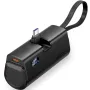 Powerbank 4800mAh Vention FHQB0/ 22.5W/ Negra/ Incluye Cable USB Tipo-C y Lightning