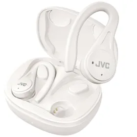 Auriculares Bluetooth JVC HA-EC25T con estuche de carga/ Autonomía 7.5h/ Blancos