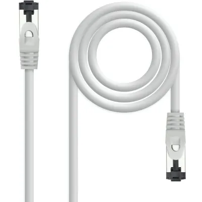 Cable de Red RJ45 SSTP Nanocable 10.20.2000-L30 Cat.8.1/ 30cm/ Gris
