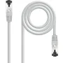 Cable de Red RJ45 SSTP Nanocable 10.20.2000-L30 Cat.8.1/ 30cm/ Gris