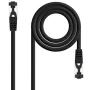 Cable de Red RJ45 SSTP Nanocable 10.20.2002-BK Cat.8.1/ 2m/ Negro