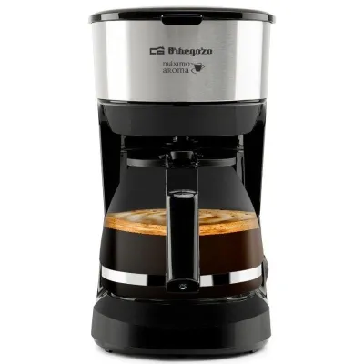 Cafetera de Goteo Orbegozo CG 4506/ 6 Tazas/ Negra y Plata