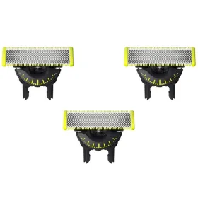 Cabezal de Reemplazo para Afeitadora Eléctrica Philips OneBlade/ Pack 3