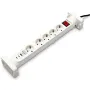 Regleta con interruptor Salicru SAFE 5S+/ 4 Tomas de corriente/ 1 Master/ 2 USB Tipo-C/ 1 USB/ Cable 1.4m/ Blanca