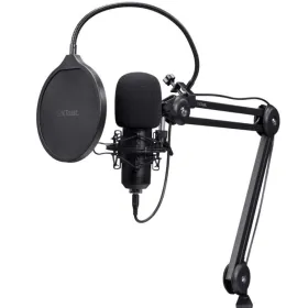 Micrófono Gaming Trust Gaming GXT 270 Emita II+ 25770/ USB/ Negro