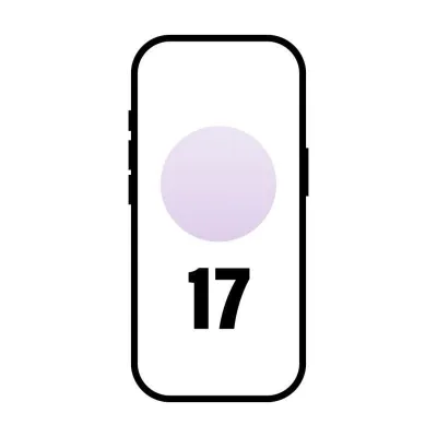 Smartphone Apple iPhone 17 256GB/ 6.3'/ 5G/ Lavanda