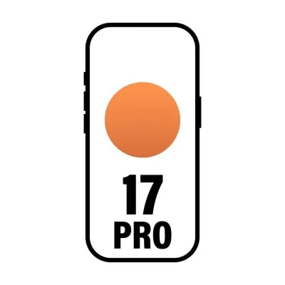 Smartphone Apple iPhone 17 Pro 256GB/ 6.3'/ 5G/ Naranja Cosmico