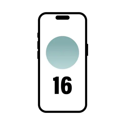 Smartphone Apple iPhone 16 128GB/ 6.1'/ 5G/ Verde Azulado