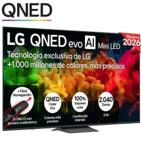 Televisor LG QNED evo AI QNED83B Mini LED 85QNED8EB3A 85'/ Ultra HD 4K/ Smart TV/ WiFi