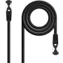 Cable de Red RJ45 SSTP Nanocable 10.20.2000-L25-BK Cat.8.1/ 25cm/ Negro