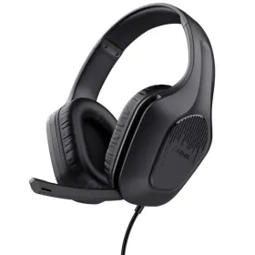Auriculares Gaming con Micrófono Trust Gaming GXT 417 Zirox/ Jack 3.5/ Negros