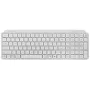 Teclado Compacto Inalámbrico Mars Gaming MK-SILENKEYS/ Blanco