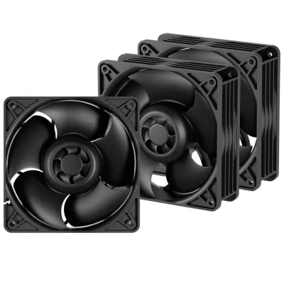 Pack de 3 Ventiladores Arctic S12038-8K/ 12cm